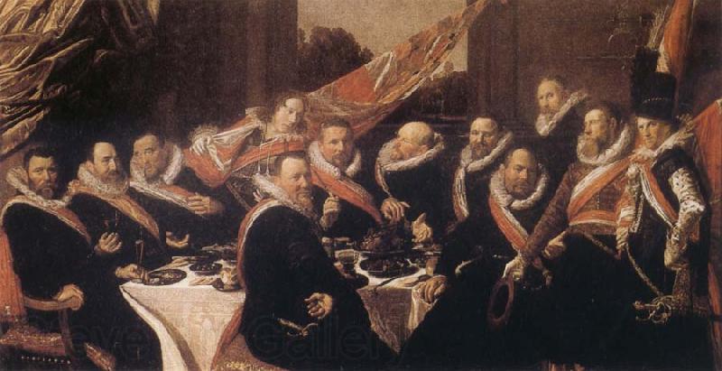 Frans Hals Banquet of the Office of the St George Civic Guard in Haarlem Germany oil painting art